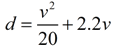 stopdistanceformula